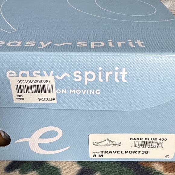 Easy Spirit Navy Floral Sneakers - Picture 2 of 5